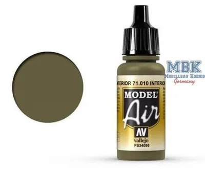 Produktbild von Vallejo 71.010, 17 ml, Grün, Matte, Flasche