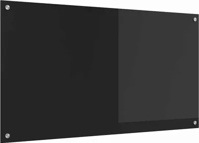 Produktbild von Küchenrückwand Schwarz 110 x 60 x 0,6 cm Gehärtetes Glas
