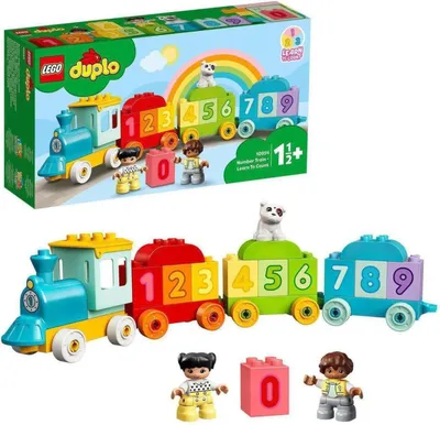 Obrázok produktu pre Stavebnica LEGO DUPLO My First: Vlá?ik s ?íslami – U?íme sa po?íta? 10954; úvod do ?ísel a po?ítania pre bato?atá; vzdelávací vlá?ik s o?íslovanými kockami, ktorý vzdeláva predškolákov hravou formou; skvelý dar?ek pre deti (23 dielikov)