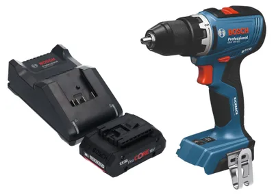 Image de Bosch GSB 18V-65 Professional Perceuse-visseuse à percussion sans fil 18 V 65 Nm Brushless + 1x batterie ProCORE 4,0 Ah + chargeur