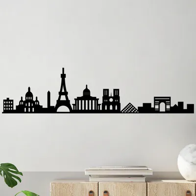Produktbild von Wallity, Paris- TNL1116, Schwarz, Sonstige Wohndekorationen, 120 x 29 cm, 100% Metall (Dicke: 1