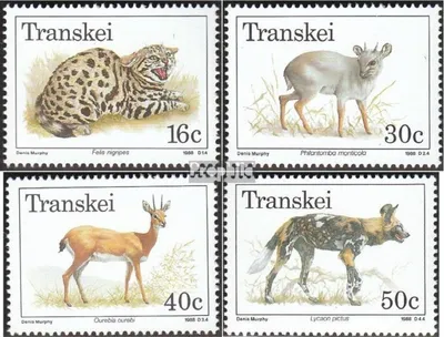Produktbild von Briefmarken Südafrika - Transkei 1988 Mi 226-229 (kompl.Ausg.) postfrisch Gefährdete Wildtiere