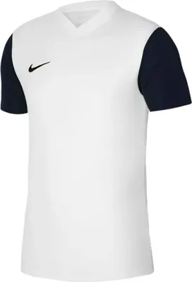 Produktbild von Nike Herren Dri-Fit Tiempo Premier Jersey - DH8035 Schwarz Weiß, Blau, Rot und Gelb, Farbe:Weiß, Textil:XL