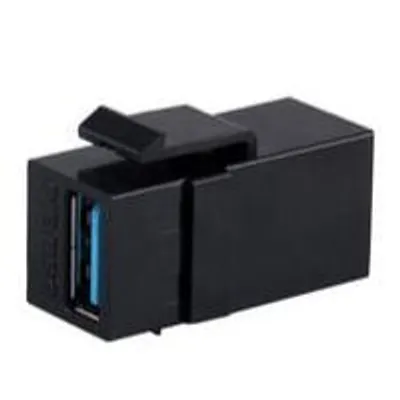 Produktbild von Microconnect KEYSTONE-USBA, Schwarz, USB A, USB A, Buchse, Buchse, 5 g