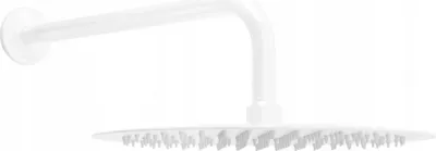 Produktbild von Mexen Slim Kopfbrause 30 cm mit Duscharm, Weiß - 79230211-20