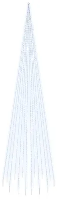 Obrázok produktu pre vidaXL LED vianočný stromček pre stožiar studená biela 1134 LED diód 800 cm