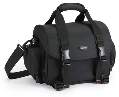 Zdjęcie produktu dla AmazonBasics SM1302091, Futerał naramienny, Czarny, Szary