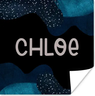 Produktbild von MuchoWow® Poster Chloe - Pastell - Mädchen 50x50 cm - Wohnzimmerdekoration
