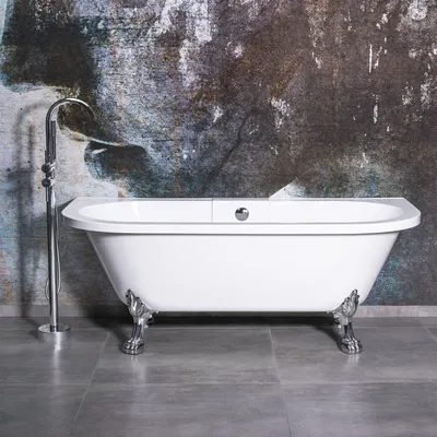 Produktbild von Rea Badewanne Korfu 170Cm White + Wanne Stöpsel Klik-Klak