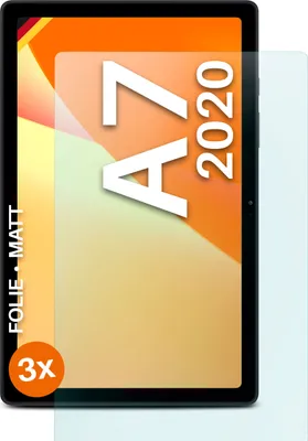 Produktbild von moex® 3x Schutzfolie kompatibel mit Samsung Galaxy Tab A7 - Displayschutzfolie Anti Reflex Folie, Matt