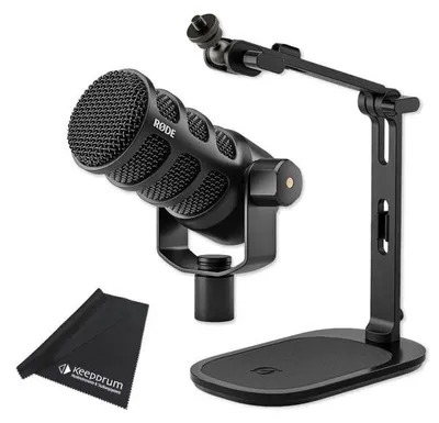 Productafbeelding van Rode Microfoon Podmic USB met DS-3 tafelstatief en beschermhoes