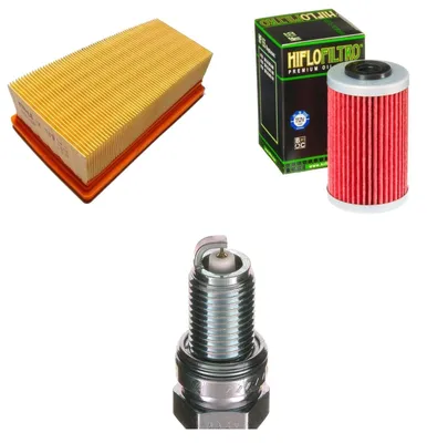 Produktbild von Service-Kit für Husqvarna Supermoto 701 ABS 2021 Luftfilter Ölfilter Zündkerze von pamoto - Neu