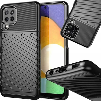Immagine prodotto di Thunder Case Custodia flessibile blindata per Samsung Galaxy A22 4G Nero