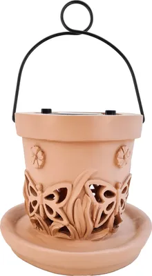 Produktbild von abc HOME | Futterstelle für Vögel | LED | solarbetrieben | 16 cm H