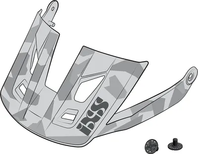 Produktbild von iXS Helmschirm Trigger AM Camo , Grau Camo, S/M