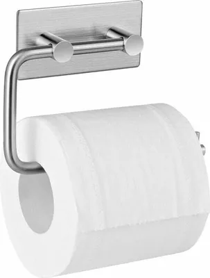Produktbild von Selbstklebender Toilettenpapierhalter, gebürsteter Edelstahl, bohrfreier Papierrollenhalter