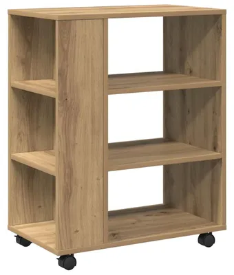 Immagine prodotto di vidaXL Piedistallo mobile rovere Artisan 60x35x75 cm materiale a base di legno
