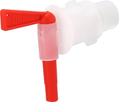 Obrázek produktu pro Červený plastový pivovarský kbelík kohoutek na lahvování pro vaření piva