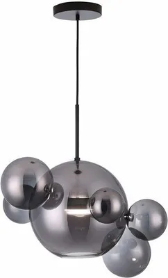 Obrázek produktu pro Závěsné LED svítidlo Multiverse, černé, 10 W, neutrální bílá, 800 lm, sklo, rozměry: 120 x 60 x 50 cm, IP20, Reality
