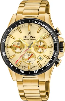Produktbild von Festina Herren Uhr Elegant Edelstahl Armbanduhr gold UF20634/6