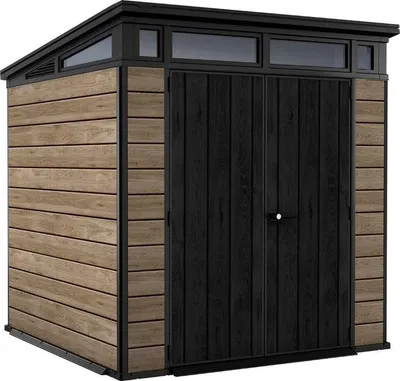 Zdjęcie produktu dla Domek ogrodowy Keter PENT Signature 7x7 Ashwood, z podłogą