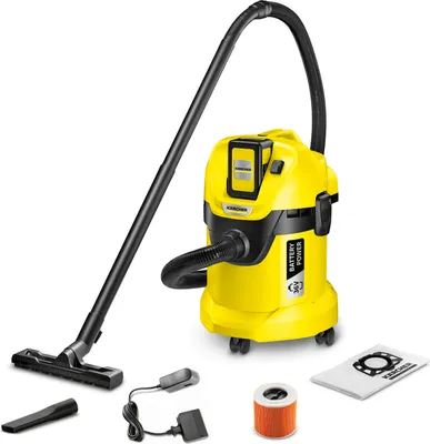 Produktbild von Kärcher Akku-Nass-/Trockensauger WD 3 Battery Set, 36 V, 17 l, Patronenfilter