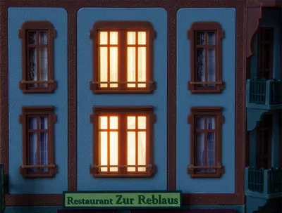 Produktbild von Faller 180678 - H0 / TT LED-Gebäudebeleuchtung mit Steuerung - Neu