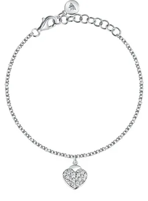 Immagine prodotto di Bracciale romantico in acciaio con cristalli Istanti SAVZ20