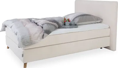 Produktbild von Boxspringbett SANSIBAR SVENDBORG LF 140x200 cm beige Box-Spring-Bett