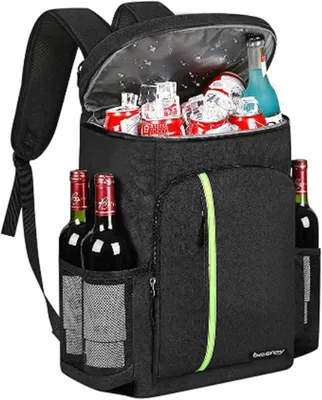 Image de Sac isotherme de 30 litres, noir, pour le camping