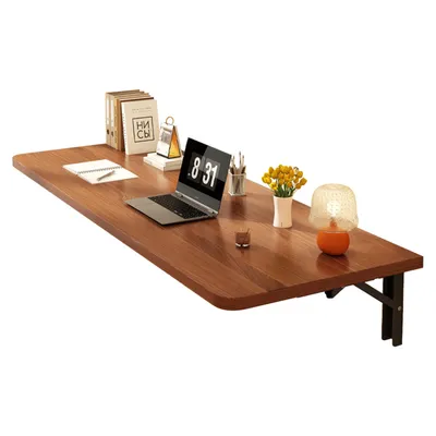 Produktbild von Wandklapptisch Schreibtisch Küchentisch Laptoptisch Esstisch Platzsparender Schwimmender Schreibtisch für Arbeitszimmer, Küche, WäScherei, 80*40cm