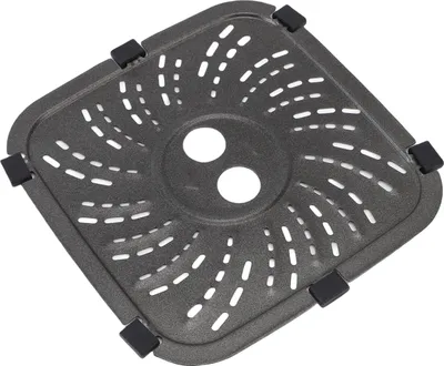 Produktbild von Grillplatte Ersatz für PowerXL Serie Fryer Edelstahl Grillpfanne Tray Rack Kompatibel mit 6QT und 8QT Small 19.8x19.5cm / 7.8x7.7in