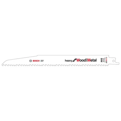 Obrázek produktu pro Bosch 2 608 657 610, Nůž pro ocasovou pilu, Dřevotříska, Plast zpevněný sklolaminátem, Dřevo, Bimetalový, Šedá, 3,2 mm, 22,5 cm
