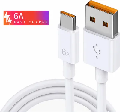 Produktbild von K44 USB 3.0 Kabel USB-A auf USB-C – 1 m Schnellladekabel 6A, Datenkabel für Smartphone & Handy