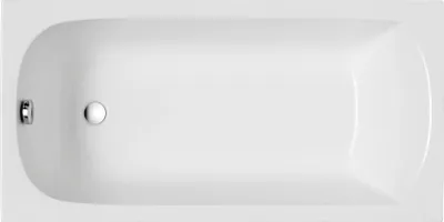 Produktbild von Aqua For You | Dadewanne - Besco Asymmetrische Badewanne Infinity - 150 x 90 Cm - Antibakterielle Beschichtung - 192 L - mit Siphon