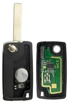 Zdjęcie produktu dla Kompletny klucz samochodowy Techstar® kompatybilny z Peugeot 307, 407, 433 MHz, 7961, ID46, HU83, 3 przyciski