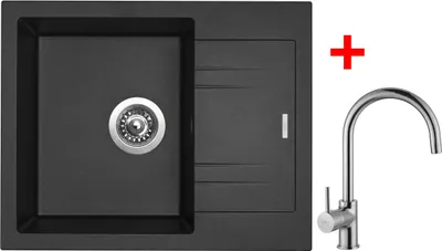 Obrázek produktu pro Sinks LINEA 600 Metalblack + Vitalia