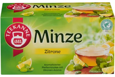 Zdjęcie produktu dla Czajniczek mięta cytryna Herbata miętowa o smaku cytrynowym 20 torebek 30g