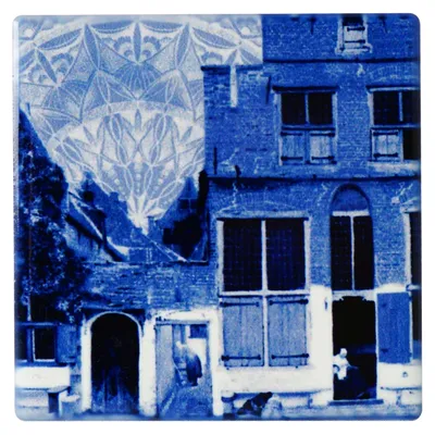 Imagen del producto de Heinen Delfts Blauw – Imán. La calle "Blauw"