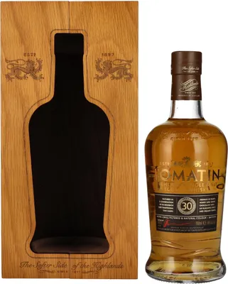 Obrázek produktu pro Tomatin 30 Years Old Highland Single Malt Scotch Whisky 46% obj. 0,7l v dřevěné krabičce