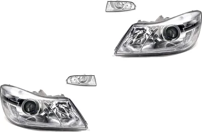 Zdjęcie produktu dla Johns, zestaw reflektorów halogenowych kompatybilny z Skoda Octavia 1Z 09-13 H1 H7 L&R + przeciwmgielne 1Z0941701C 1Z0941699C 1Z0941702C 1Z0941700C 1Z1941017S 1Z19410