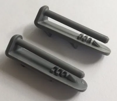 Produktbild von 2 x Stopper Anschlag Laufschiene Spülmaschine Whirlpool Bauknecht 481246279981