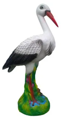 Produktbild von Abstrakter Storch Vogel Garten Dekoration Statue Skulpturen Figuren Skulptur Neu