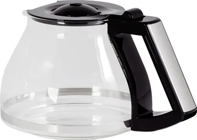Produktbild von Melitta 6708146, Karaffe, Look IV DeLuxe 1011-06 / -08 Look V Perfection 1025-06 / -08, Schwarz, Transparent, Glas, 1 Stück(e)