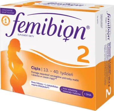 Produktbild von Femibion 2 Ciąża, 28 tabletek + 28 kapsułek