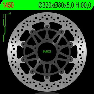 Image de A**disque de frein NG 1450 320 mm, flottant (FLD)