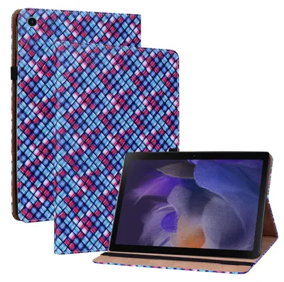 Image de Étui en simili cuir bleu pour Samsung Galaxy Tab A8 2021