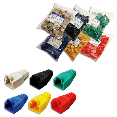 Produktbild von LogiLink MP0005, Kabelschuh, Grau, RJ-45, 100 Stück(e)