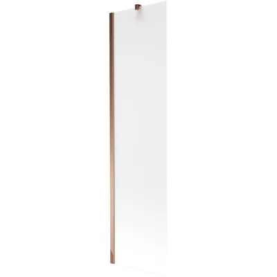 Produktbild von Mexen Next 1-Flügel-Badewannenwand 50 x 150 cm, Frost, Rosa Gold - 895-050-000-00-30-60