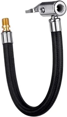 Produktbild von Universal-Verlängerungshose für Autoreifen - Slangadapter - Ventielaansluitslang - für Autos, Motorräder, Fahrräder - 20 cm
